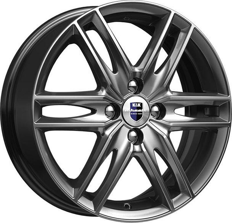 диски K&K Монтеррей 6x16 4*100 ET45 DIA67.1 Дарк платинум Литой