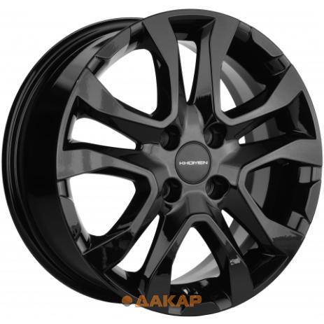 диски Khomen KHW 1503 6x15 4*100 ET40 DIA60.1 Black Литой