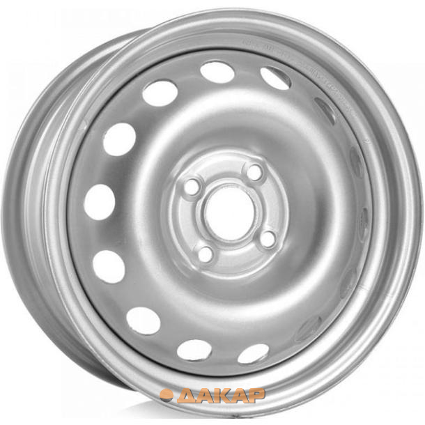 диски Accuride ВАЗ 2112 5x14 4*98 ET35 DIA58.6 Silver Штампованный