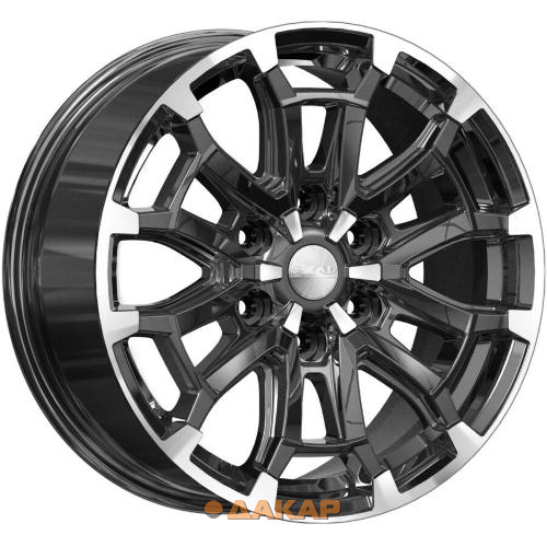 диски Скад Авилис 8x18 6*120 ET42 DIA70.1 Алмаз Литой