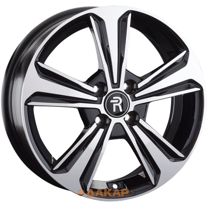 диски Replay HND256 6x16 4*100 ET49 DIA54.1 BKF Литой