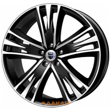 диски K&K Атлас 8.5x20 5*114.3 ET35 DIA71.6 Алмаз черный Литой