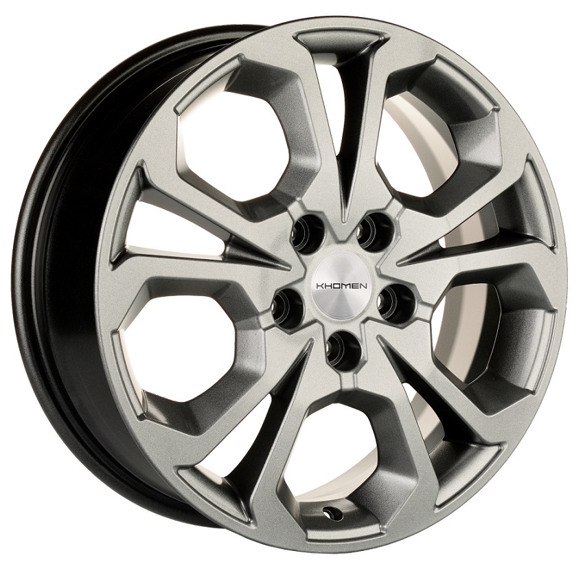 диски Диск литой Khomen Wheels KHW-1711 (ZV 17_Chery Tiggo 7/Chery Tiggo 7 Pro) GRAY 6.5j-17 5x108 ET33 DIA60.1