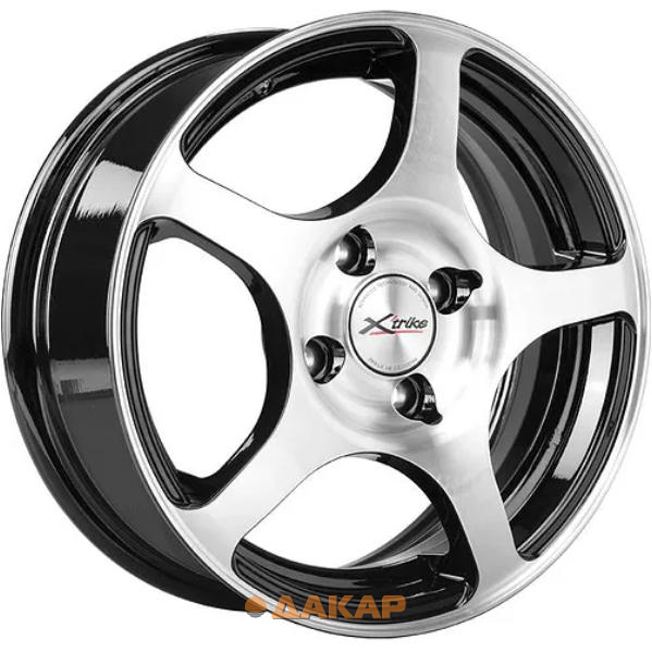 диски X'trike X-103 5.5x14 4*100 ET35 DIA67.1 BKFP Литой