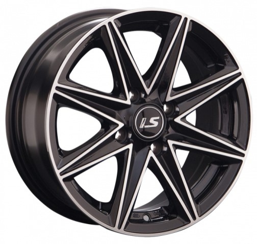 диски LS 363 6.5x15 4*100 ET40 DIA73.1 BKF Литой