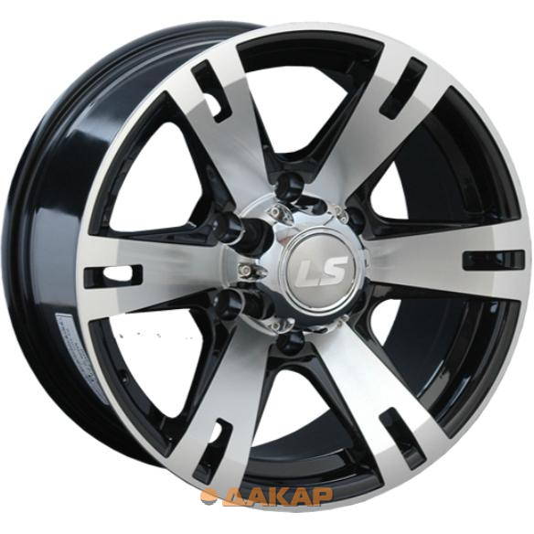 диски LS 182 8x17 6*139.7 ET38 DIA100.1 BKF Литой