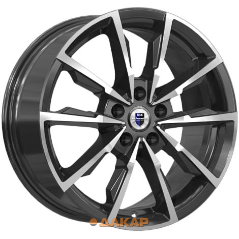 диски K&K Меренге 7.5x17 5*120 ET45 DIA72.6 Алмаз черный Литой