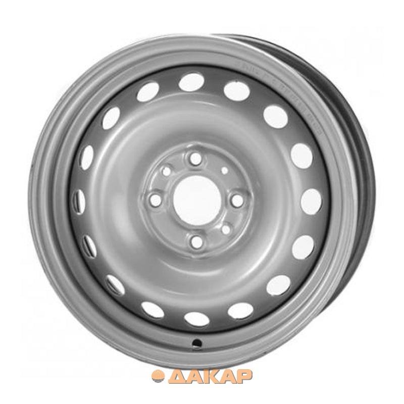 диски Trebl 52A49A 5.5x14 4*100 ET43 DIA60.1 Silver Штампованный