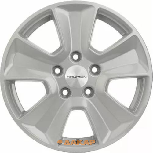 диски Khomen KHW 1601 6.5x16 5*114.3 ET43 DIA67.1 F-Silver Литой