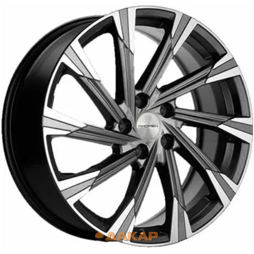 диски Khomen KHW 1901 7.5x19 5*108 ET36 DIA65.1 Gray-FP Литой