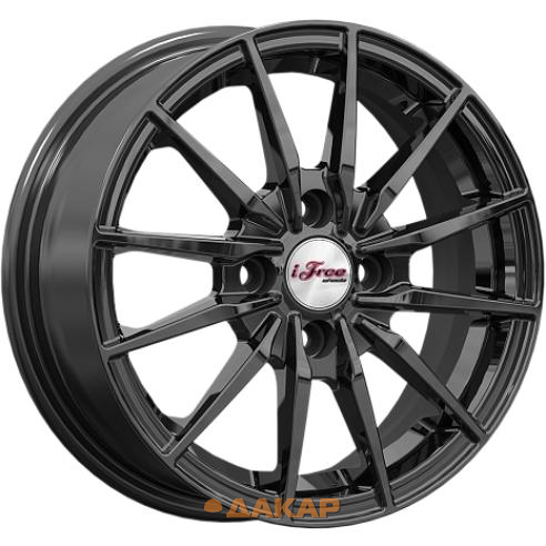 диски iFree Финчер 5.5x14 4*100 ET43 DIA60.1 BK Литой