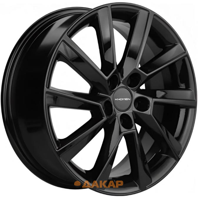 диски Khomen KHW 1604 6x16 5*100 ET45 DIA54.1 Black Литой