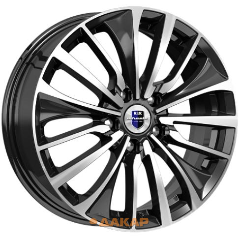 диски Скад Flanker 6.5x17 5*114.3 ET50 DIA67.1 Алмаз черный Литой