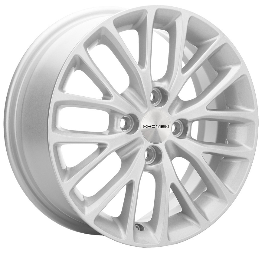 диски Диск литой Khomen Wheels KHW-1506 (Logan)  F-Silver 6j-15 4*100 et40 dia60.1