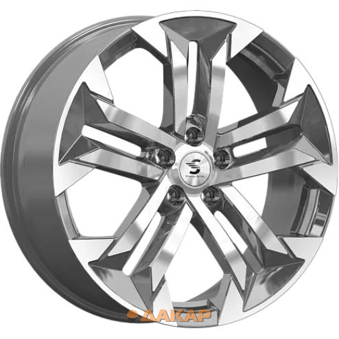 диски K&K КР015 7.5x19 5*108 ET42 DIA65.1 Diamond gloss graphite Литой