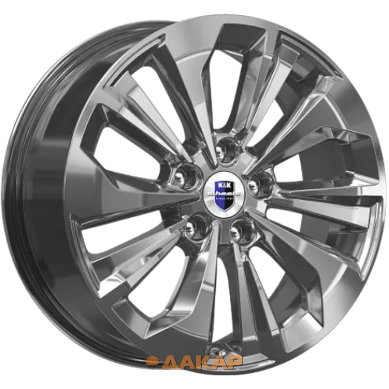 диски K&K Авиор 7x17 5*114.3 ET50 DIA67.1 Кварц Литой