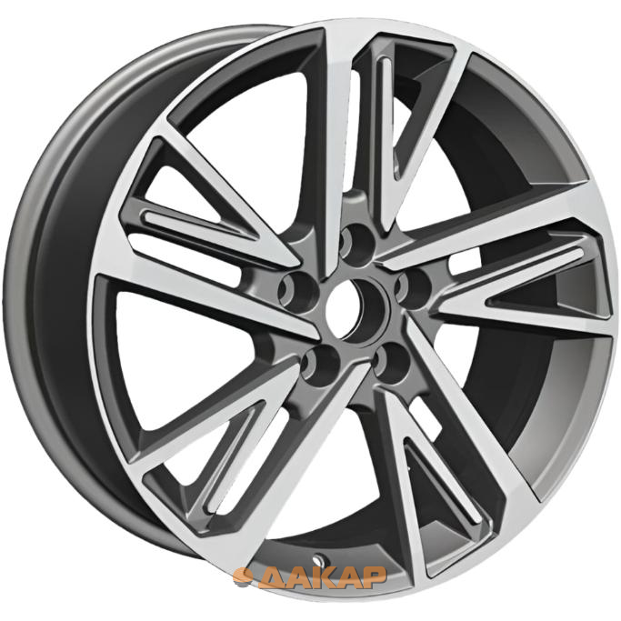 диски Khomen KHW 1815 8x18 5*108 ET47 DIA60.1 Gray-FP Литой