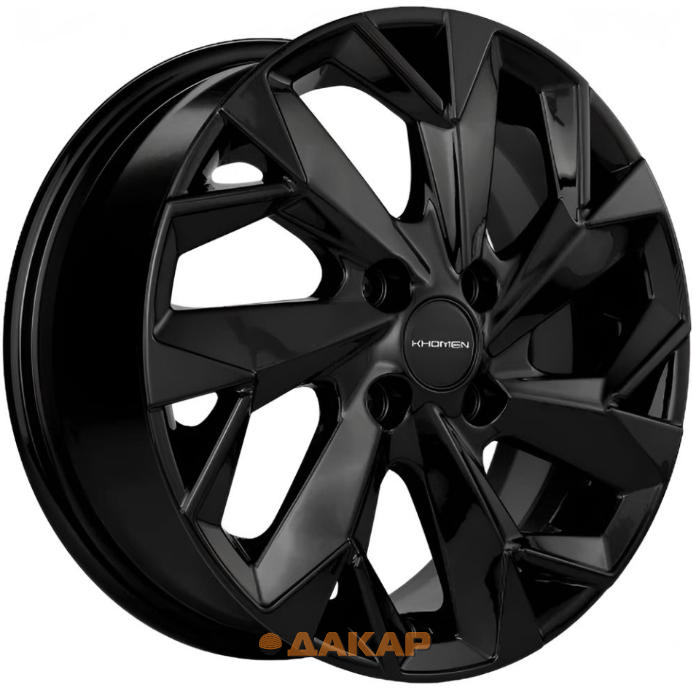 диски Khomen KHW 1402 5.5x14 4*100 ET46 DIA54.1 Black Литой