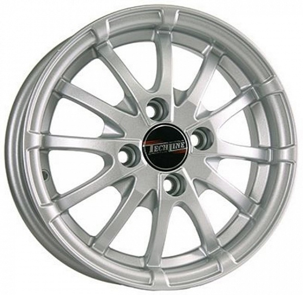 диски Tech Line 420 5.5x14 4*100 ET35 DIA67.1 Silver Литой