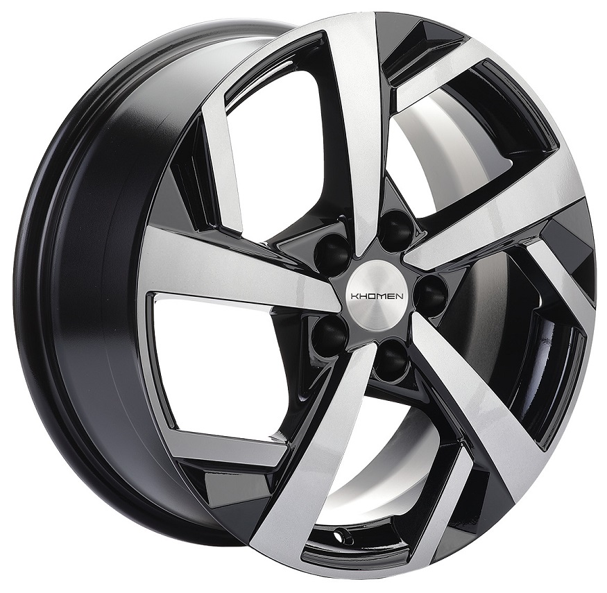 диски Диск литой Khomen Wheels KHW-1712 Black-FP 7j-17 5x114.3 ET37 DIA66.5