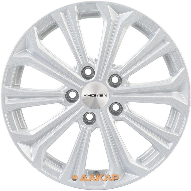 диски Khomen KHW 1610 6.5x16 5*114.3 ET46 DIA67.1 F-Silver Литой
