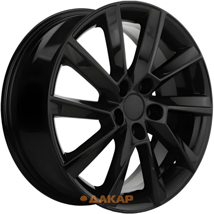 диски Khomen KHW 1507 6x15 5*100 ET40 DIA57.1 Black Литой