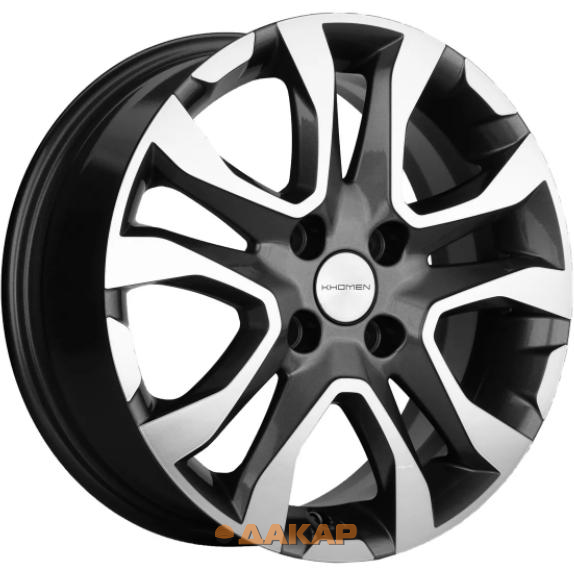 диски Khomen KHW 1503 6x15 4*100 ET50 DIA60.1 Black-FP Литой