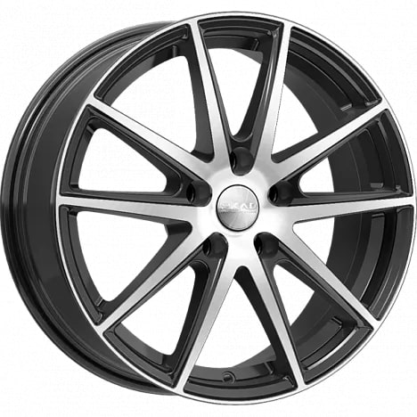 диски Скад Амстердам 7x17 5*100 ET48 DIA56.1 Алмаз Литой