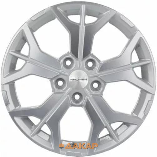 диски Khomen KHW 1715 7x17 5*114.3 ET43.5 DIA67.1 F-Silver-FP Литой