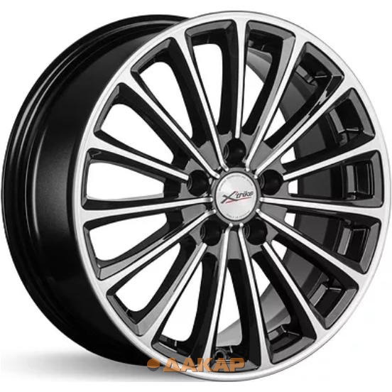 диски X'trike X-136 7x17 5*114.3 ET37 DIA66.6 BKFP Литой