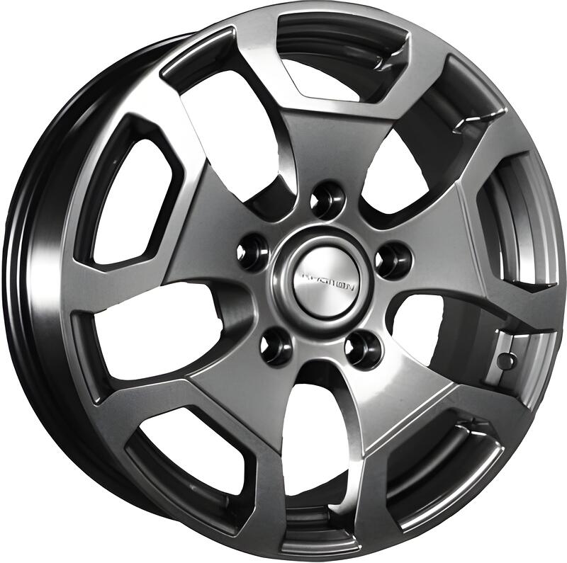диски Khomen KHW 1725 6.5x17 5*139.7 ET35 DIA98.5 Gray Литой
