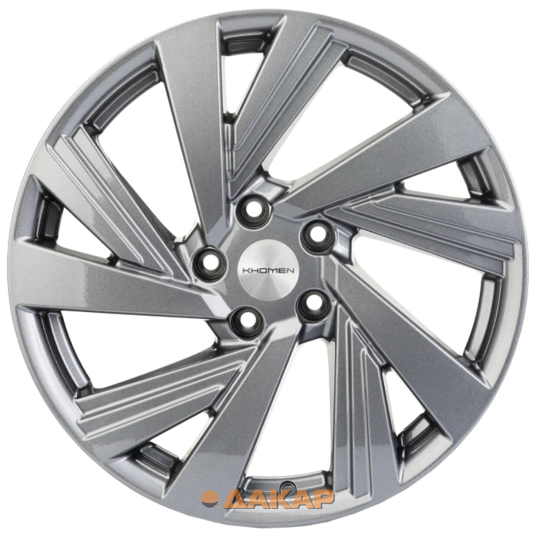 диски Khomen KHW 1801 7.5x18 5*112 ET43 DIA57.1 Gray Литой