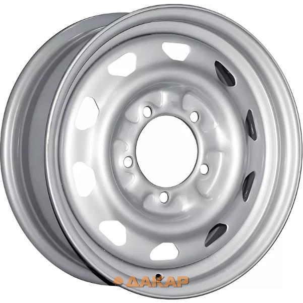 диски Accuride УАЗ-Патриот 6.5x16 5*139.7 ET40 DIA108.6 Silver Штампованный