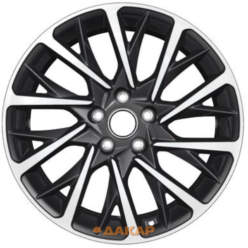 диски Khomen KHW 1804 7.5x18 5*108 ET47 DIA60.1 Black-FP Литой