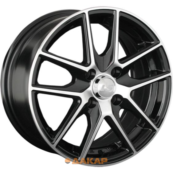 диски LS 771 6x14 4*100 ET40 DIA73.1 BKF Литой