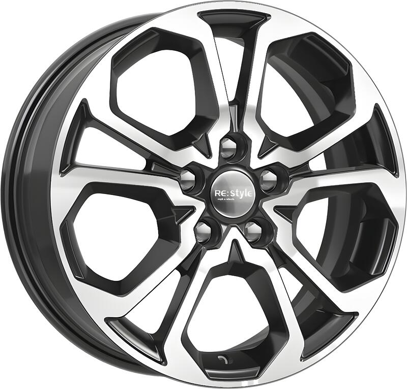 диски K&K КС892 6.5x17 5*114.3 ET49 DIA67.1 Алмаз черный Литой