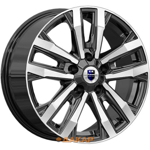 диски K&K Мичиган 8x18 5*150 ET56 DIA110.1 Алмаз черный Литой