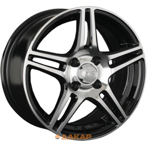 диски LS 770 6.5x15 4*100 ET40 DIA60.1 BKF Литой