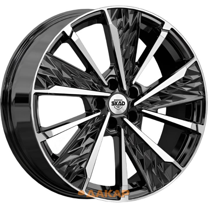 диски Скад Легато 7x19 5*112 ET43 DIA57.1 Алмаз Литой
