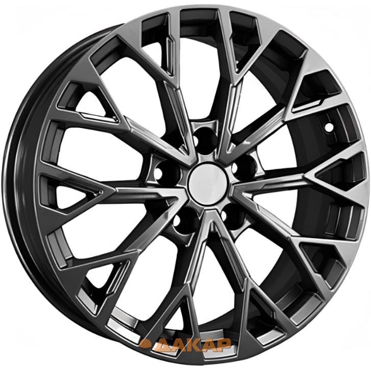 диски Khomen KHW 1718 7x17 5*114.3 ET45 DIA66.1 Gray Литой