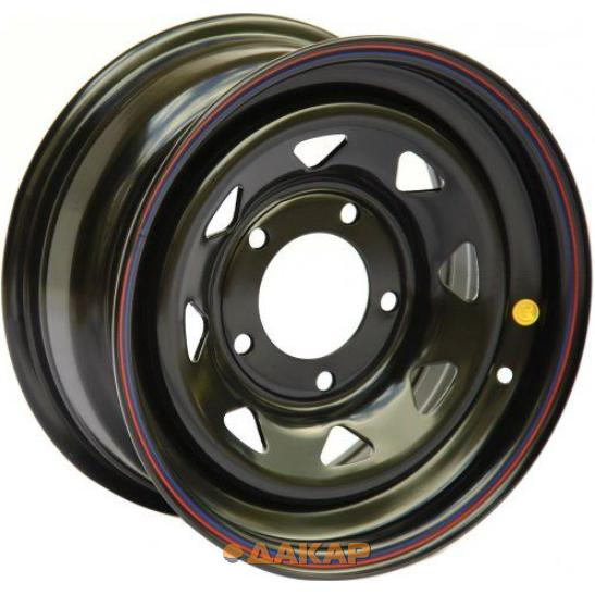 диски Off Road Wheels Niva 6.5x15 5*139.7 ET35 DIA98 Black Штампованный