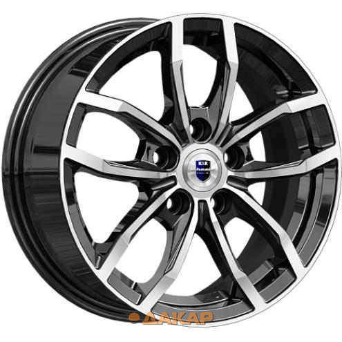 диски K&K Фрост 6.5x15 5*100 ET45 DIA67.1 Алмаз черный Литой