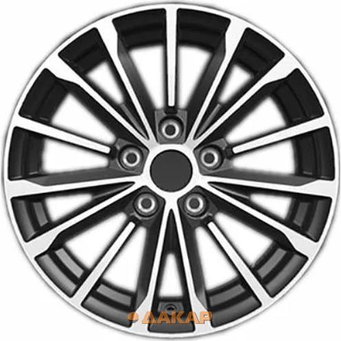 диски Khomen KHW 1611 6.5x16 5*114.3 ET43 DIA67.1 Gray-FP Литой