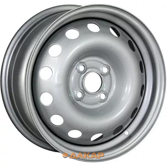 диски Trebl 52A49A 5x13 4*100 ET46 DIA54.1 Silver Штампованный