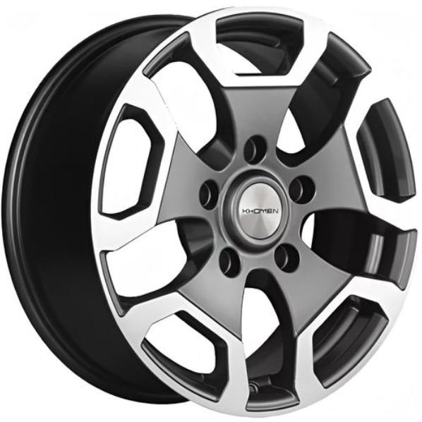 диски Khomen KHW 1725 6.5x17 5*139.7 ET40 DIA98.5 Gray-FP Литой