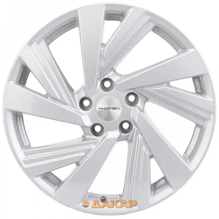 диски Khomen KHW 1801 7.5x18 5*114.3 ET50 DIA67.1 F-Silver Литой