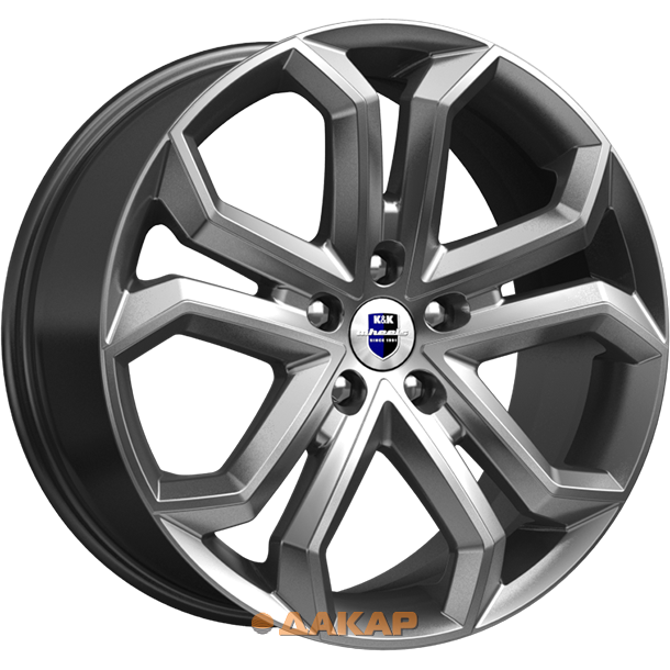 диски K&K Пандора 8.5x19 5*120 ET18 DIA72.6 Дарк платинум Литой