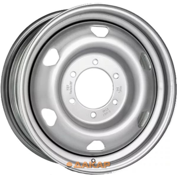 диски Trebl LT2884D P 6.5x16 6*139.7 ET40 DIA109 Silver Штампованный
