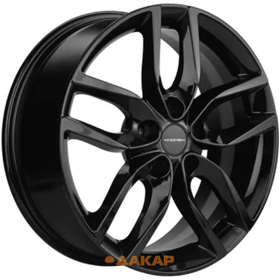 диски Khomen KHW 1708 6.5x17 5*114.3 ET49 DIA67.1 Black Литой
