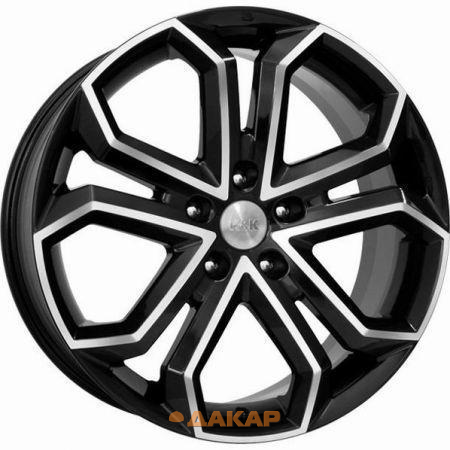 диски K&K Пандора 8.5x19 5*112 ET32 DIA66.6 Алмаз черный Литой